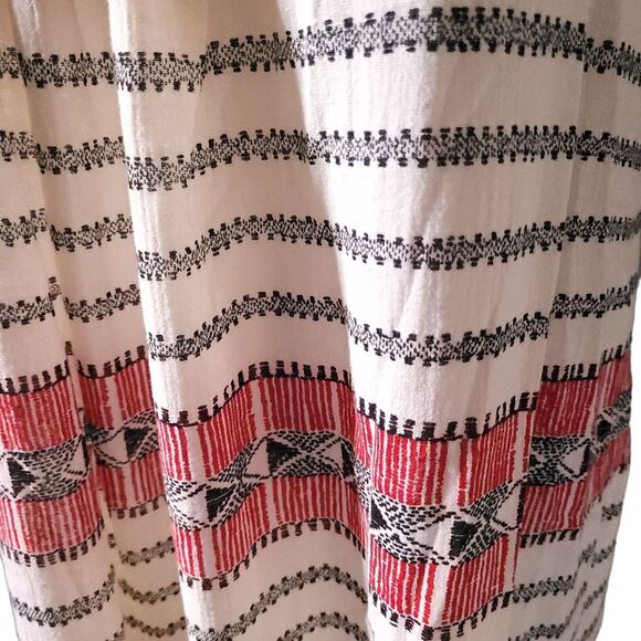 Madewell Sicily Cotton Multicolor Maxi Women's Size XXS DRESS - Picture 9 of 11